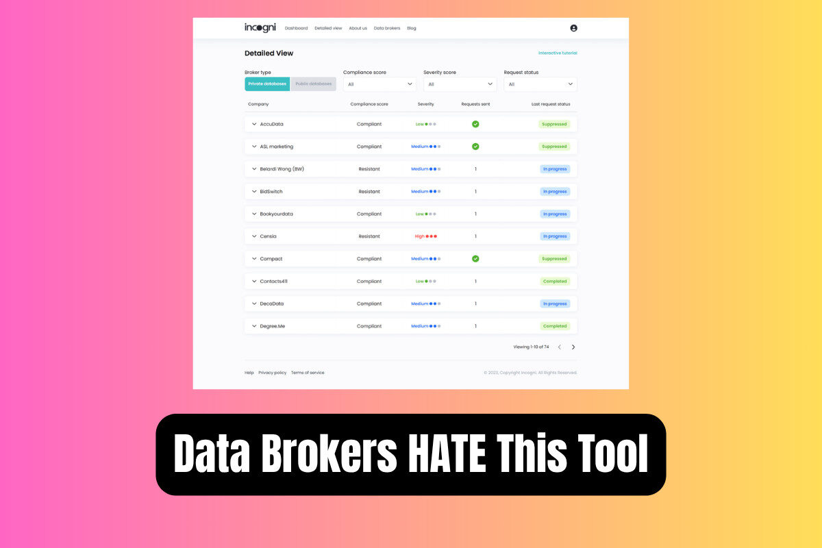 Screw Data Brokers: Here’s How To Remove Your Data From The Web